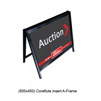 (600 x 450) Coreflute Insert A-Frame with Print